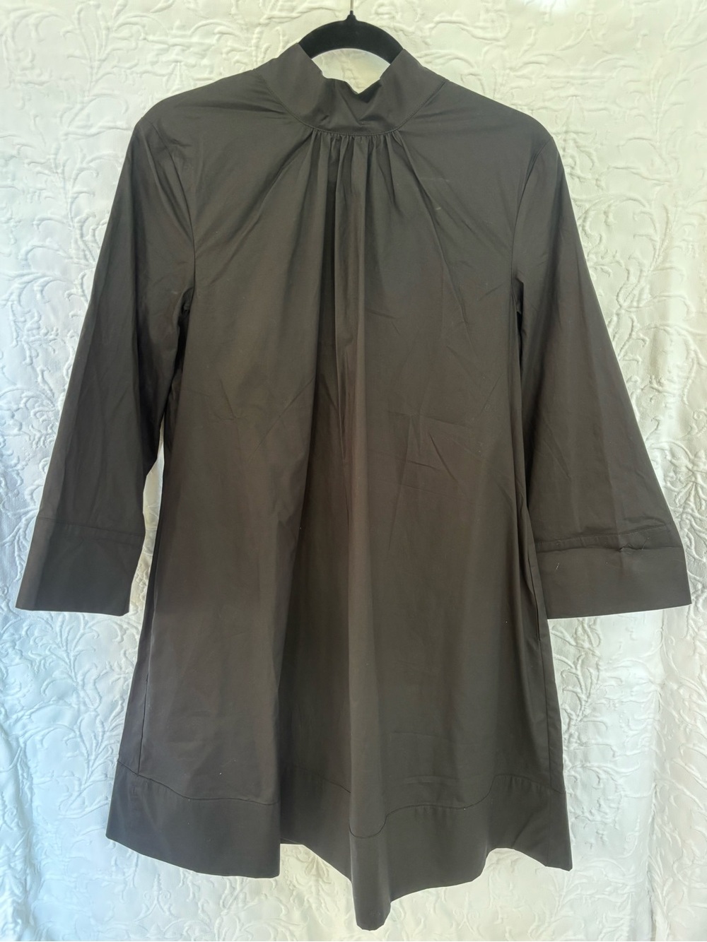 English Factory Black Poplin Dress